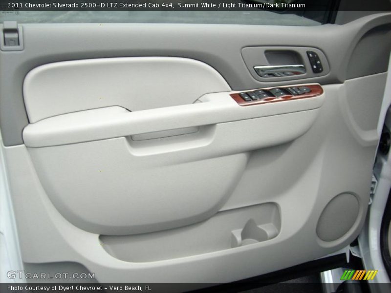 Summit White / Light Titanium/Dark Titanium 2011 Chevrolet Silverado 2500HD LTZ Extended Cab 4x4