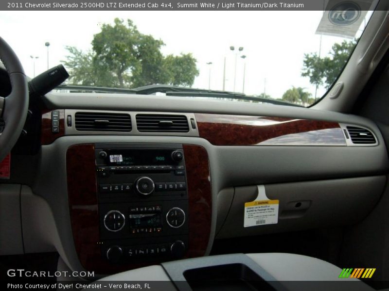 Summit White / Light Titanium/Dark Titanium 2011 Chevrolet Silverado 2500HD LTZ Extended Cab 4x4