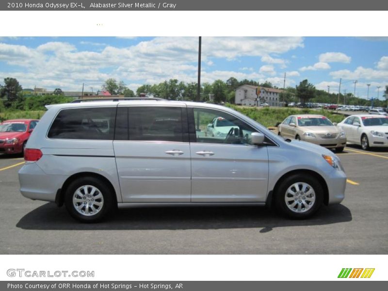 Alabaster Silver Metallic / Gray 2010 Honda Odyssey EX-L