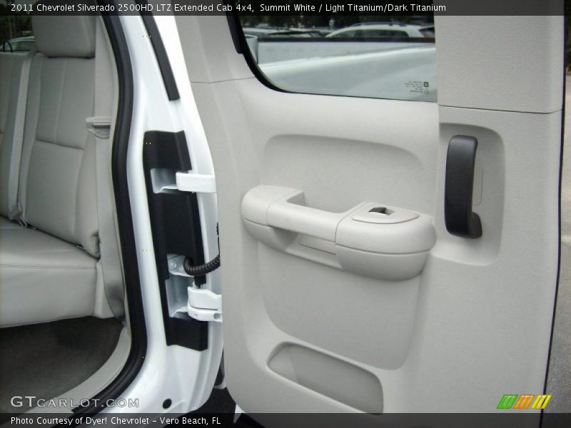 Summit White / Light Titanium/Dark Titanium 2011 Chevrolet Silverado 2500HD LTZ Extended Cab 4x4
