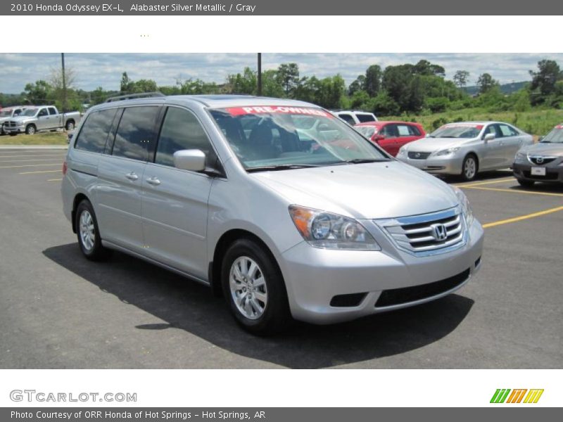 Alabaster Silver Metallic / Gray 2010 Honda Odyssey EX-L