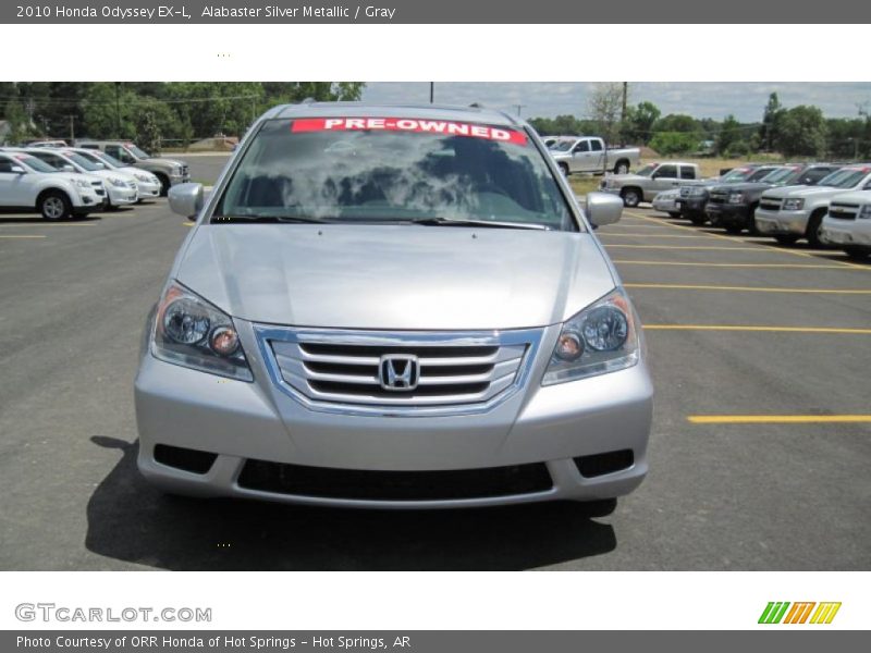 Alabaster Silver Metallic / Gray 2010 Honda Odyssey EX-L