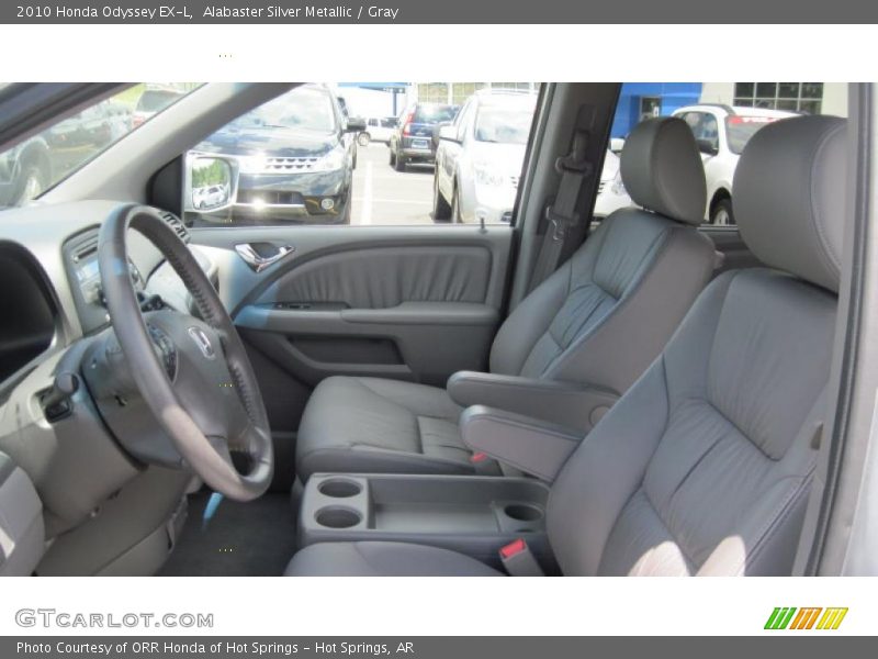 Alabaster Silver Metallic / Gray 2010 Honda Odyssey EX-L