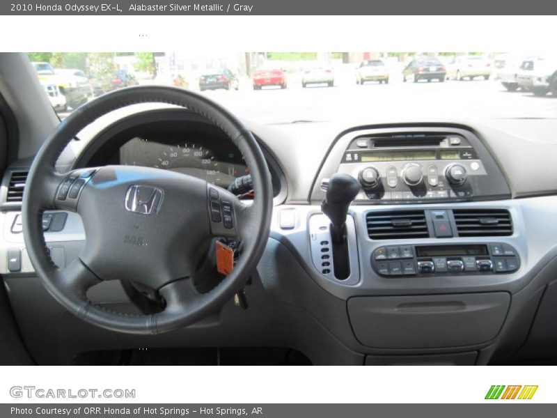 Alabaster Silver Metallic / Gray 2010 Honda Odyssey EX-L