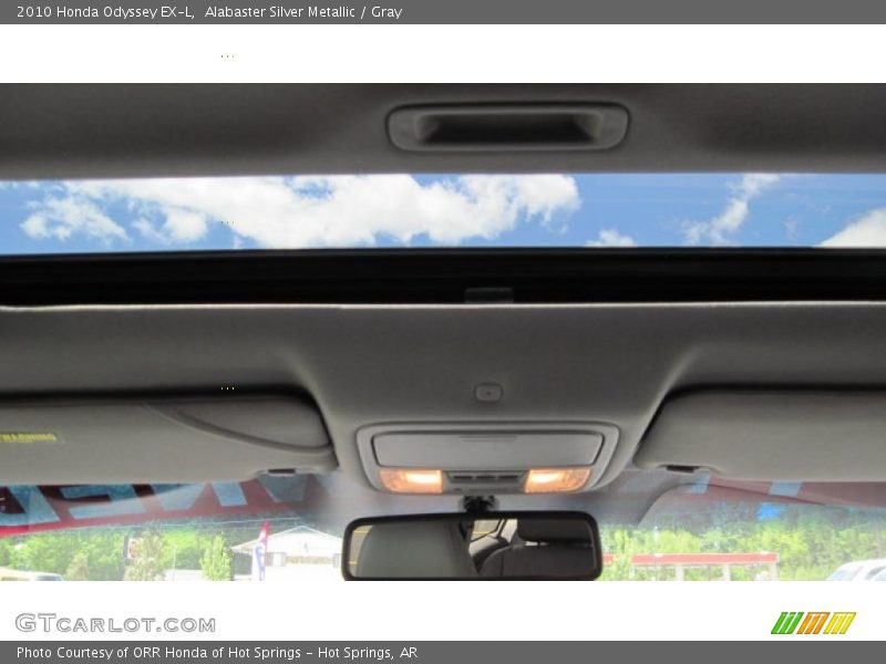 Alabaster Silver Metallic / Gray 2010 Honda Odyssey EX-L