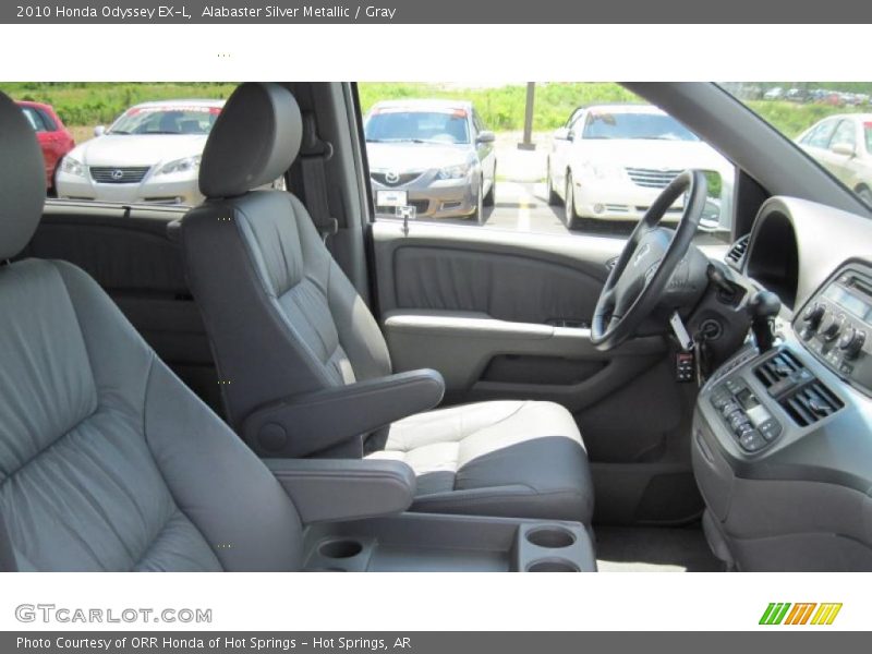 Alabaster Silver Metallic / Gray 2010 Honda Odyssey EX-L