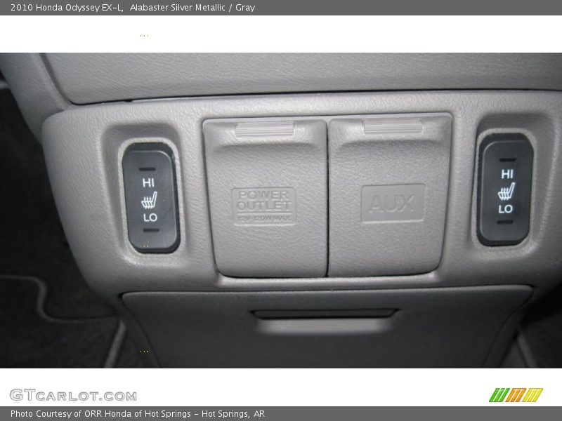 Alabaster Silver Metallic / Gray 2010 Honda Odyssey EX-L