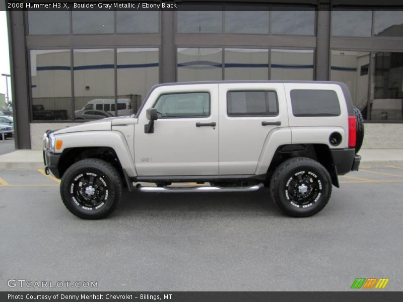 Boulder Gray Metallic / Ebony Black 2008 Hummer H3 X