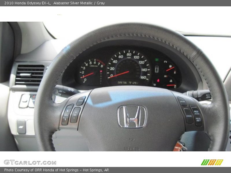 Alabaster Silver Metallic / Gray 2010 Honda Odyssey EX-L