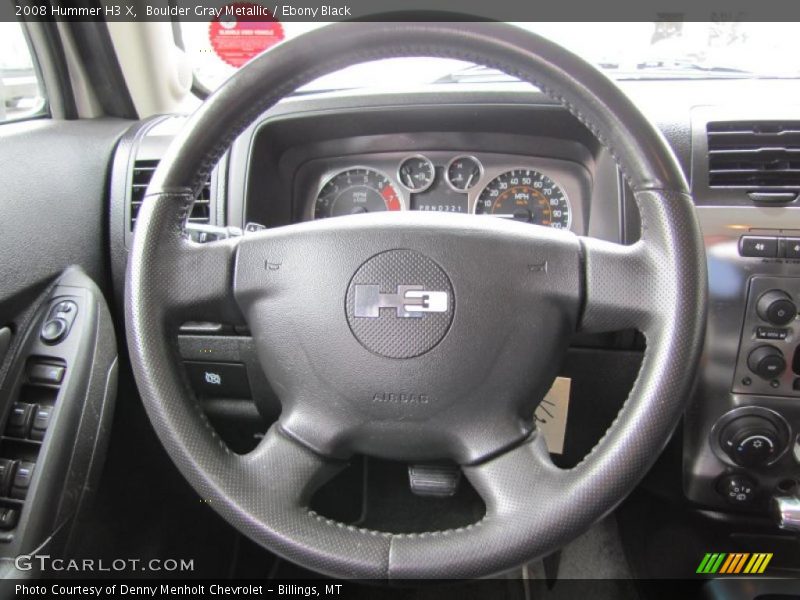 Boulder Gray Metallic / Ebony Black 2008 Hummer H3 X