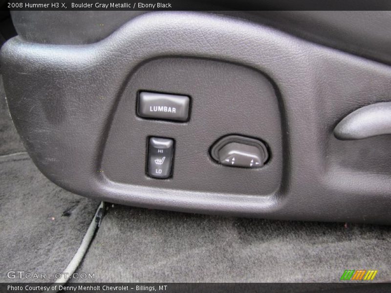 Boulder Gray Metallic / Ebony Black 2008 Hummer H3 X