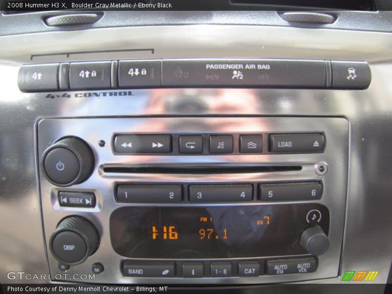 Boulder Gray Metallic / Ebony Black 2008 Hummer H3 X