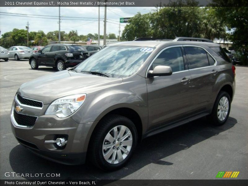 Mocha Steel Metallic / Brownstone/Jet Black 2011 Chevrolet Equinox LT