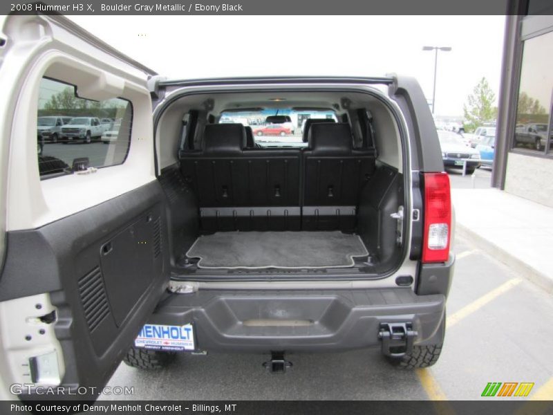 Boulder Gray Metallic / Ebony Black 2008 Hummer H3 X