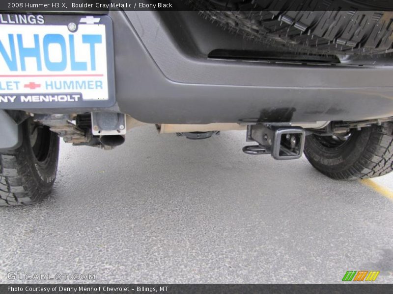 Boulder Gray Metallic / Ebony Black 2008 Hummer H3 X