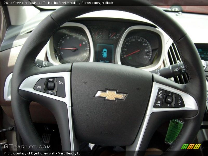 Mocha Steel Metallic / Brownstone/Jet Black 2011 Chevrolet Equinox LT
