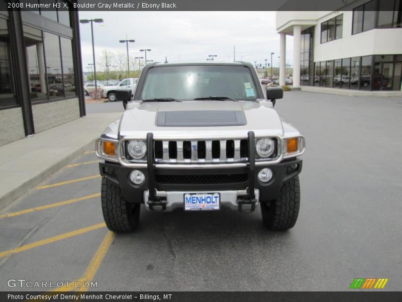Boulder Gray Metallic / Ebony Black 2008 Hummer H3 X