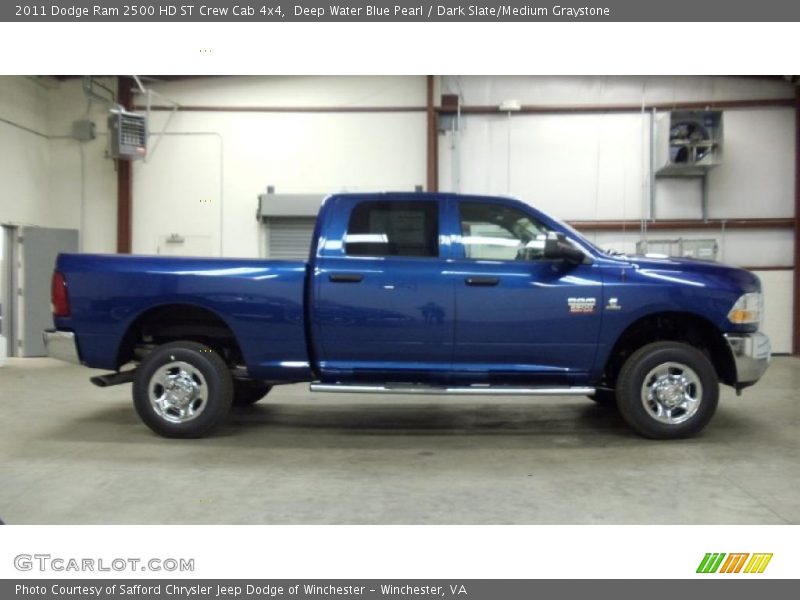 Deep Water Blue Pearl / Dark Slate/Medium Graystone 2011 Dodge Ram 2500 HD ST Crew Cab 4x4