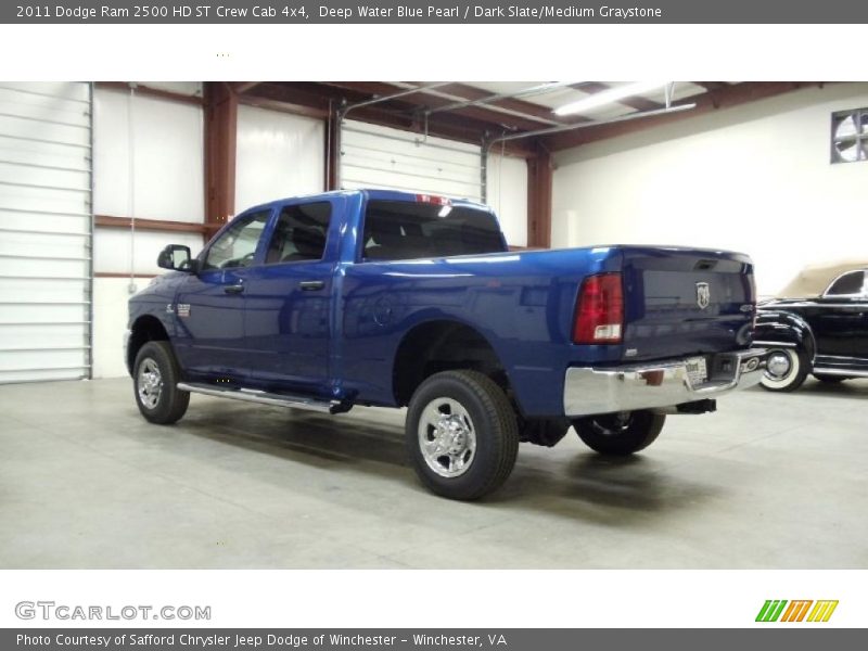 Deep Water Blue Pearl / Dark Slate/Medium Graystone 2011 Dodge Ram 2500 HD ST Crew Cab 4x4