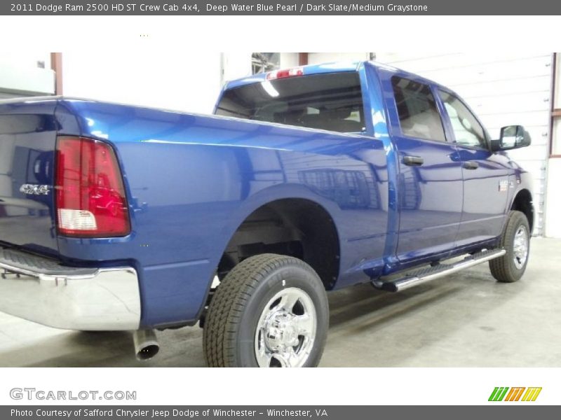 Deep Water Blue Pearl / Dark Slate/Medium Graystone 2011 Dodge Ram 2500 HD ST Crew Cab 4x4