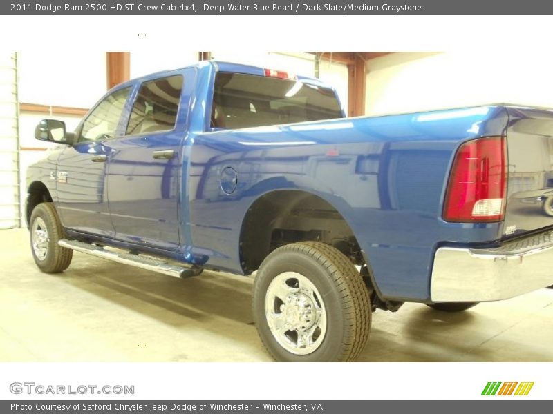 Deep Water Blue Pearl / Dark Slate/Medium Graystone 2011 Dodge Ram 2500 HD ST Crew Cab 4x4