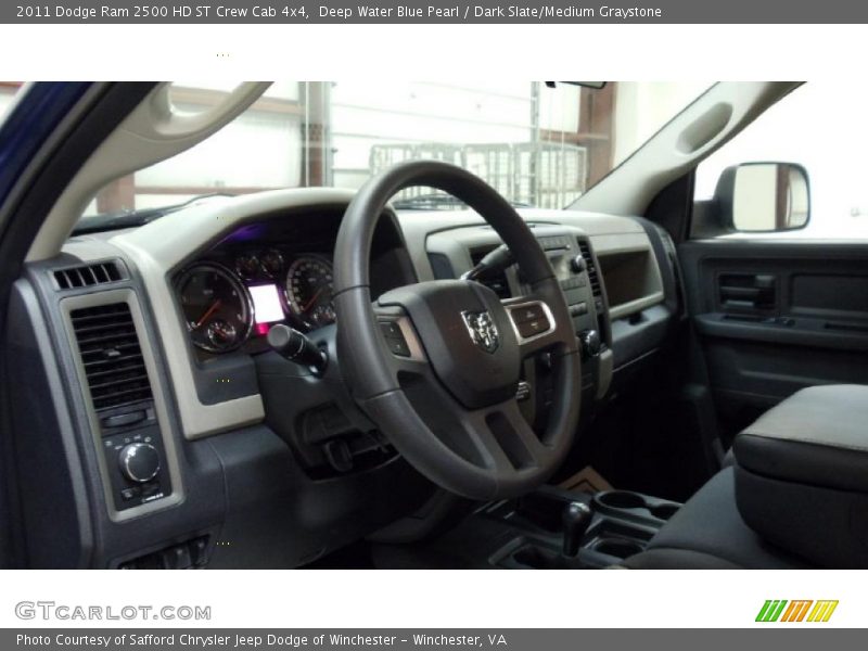 Deep Water Blue Pearl / Dark Slate/Medium Graystone 2011 Dodge Ram 2500 HD ST Crew Cab 4x4