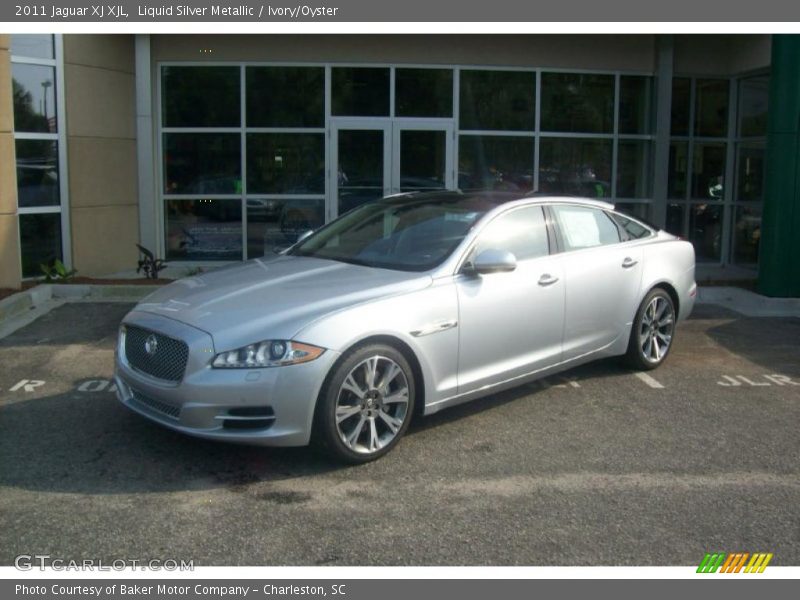 Liquid Silver Metallic / Ivory/Oyster 2011 Jaguar XJ XJL