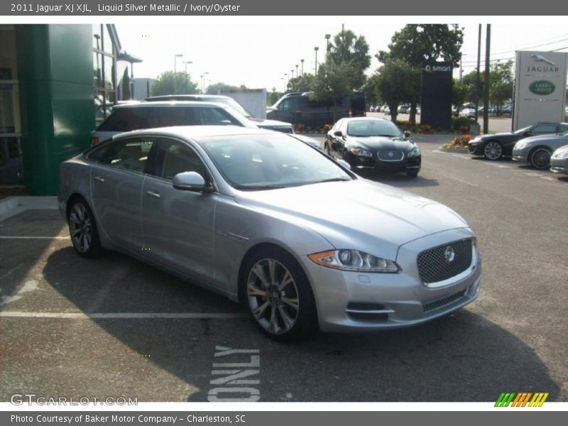 Liquid Silver Metallic / Ivory/Oyster 2011 Jaguar XJ XJL