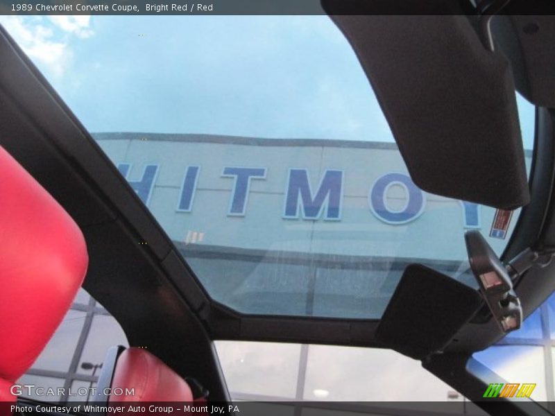 Bright Red / Red 1989 Chevrolet Corvette Coupe