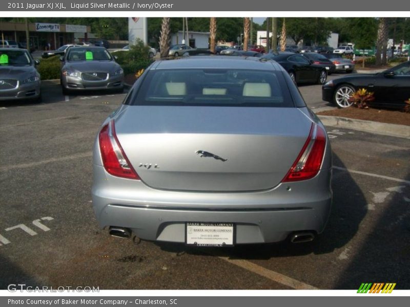 Liquid Silver Metallic / Ivory/Oyster 2011 Jaguar XJ XJL