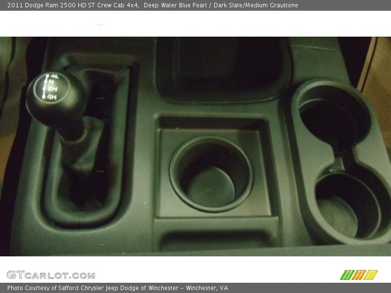 Deep Water Blue Pearl / Dark Slate/Medium Graystone 2011 Dodge Ram 2500 HD ST Crew Cab 4x4