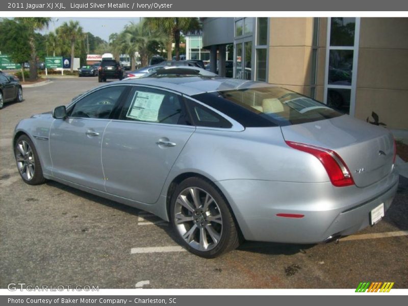 Liquid Silver Metallic / Ivory/Oyster 2011 Jaguar XJ XJL