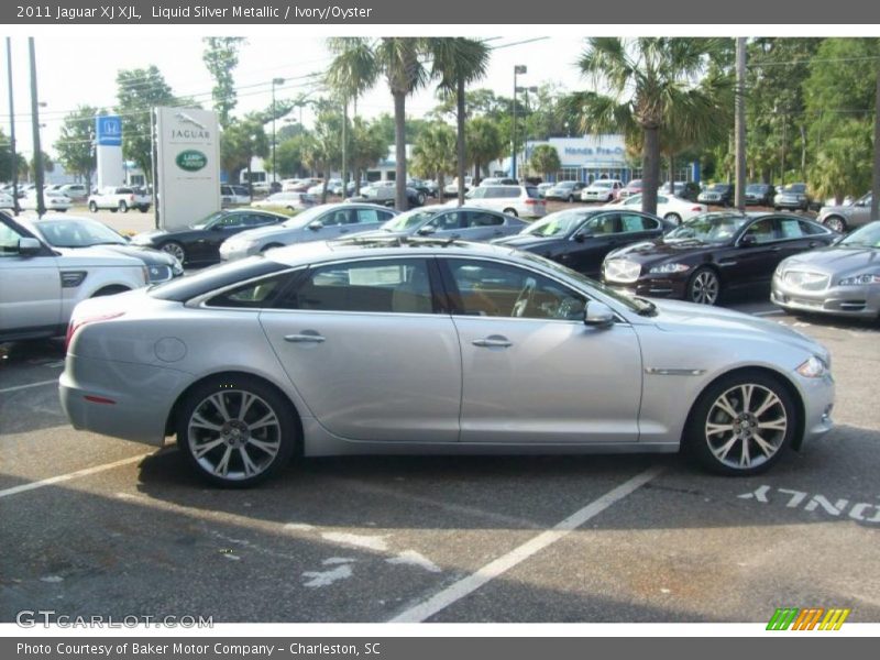 Liquid Silver Metallic / Ivory/Oyster 2011 Jaguar XJ XJL
