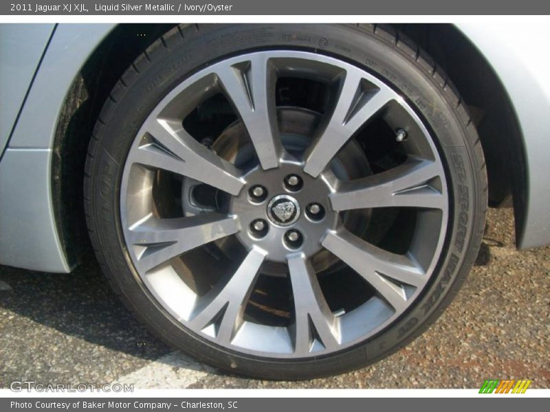 Liquid Silver Metallic / Ivory/Oyster 2011 Jaguar XJ XJL