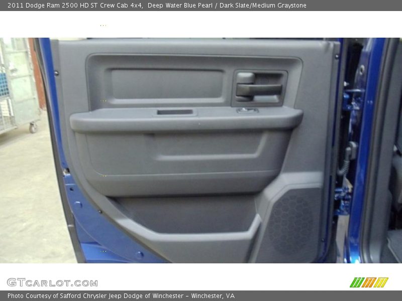 Deep Water Blue Pearl / Dark Slate/Medium Graystone 2011 Dodge Ram 2500 HD ST Crew Cab 4x4
