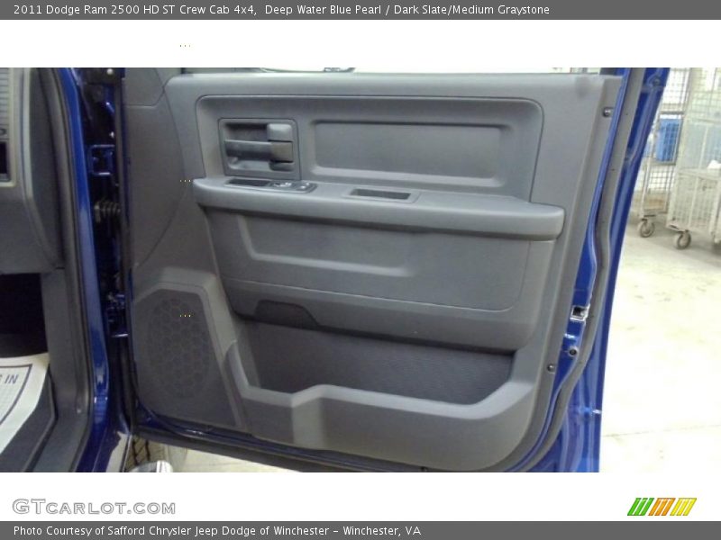 Deep Water Blue Pearl / Dark Slate/Medium Graystone 2011 Dodge Ram 2500 HD ST Crew Cab 4x4