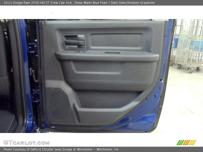 Deep Water Blue Pearl / Dark Slate/Medium Graystone 2011 Dodge Ram 2500 HD ST Crew Cab 4x4