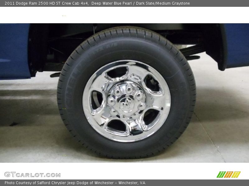 Deep Water Blue Pearl / Dark Slate/Medium Graystone 2011 Dodge Ram 2500 HD ST Crew Cab 4x4