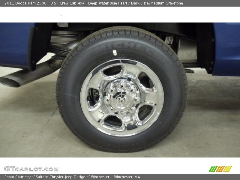Deep Water Blue Pearl / Dark Slate/Medium Graystone 2011 Dodge Ram 2500 HD ST Crew Cab 4x4