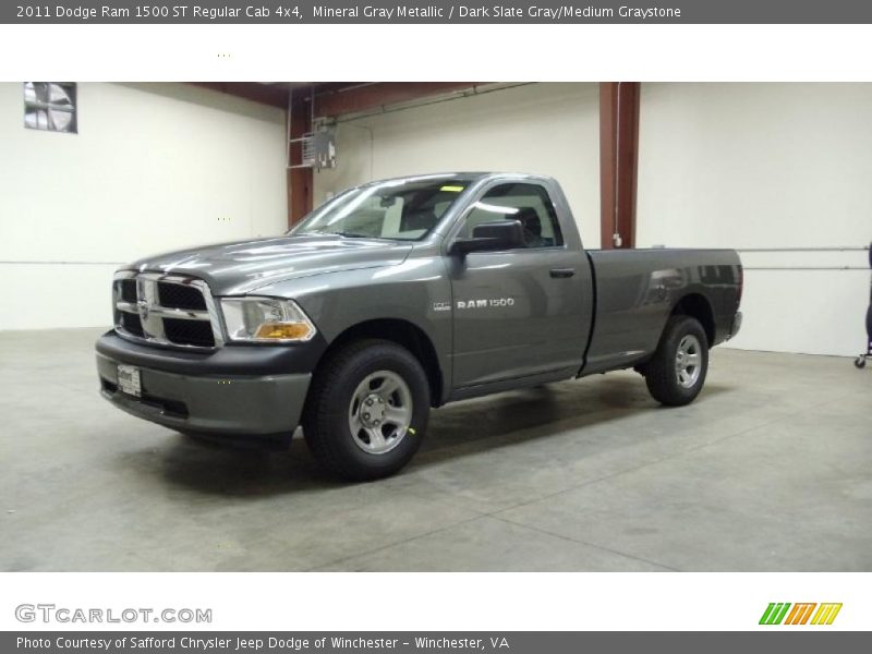 Mineral Gray Metallic / Dark Slate Gray/Medium Graystone 2011 Dodge Ram 1500 ST Regular Cab 4x4