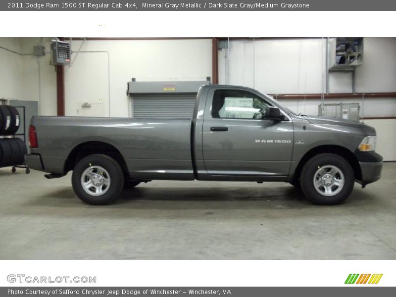 Mineral Gray Metallic / Dark Slate Gray/Medium Graystone 2011 Dodge Ram 1500 ST Regular Cab 4x4