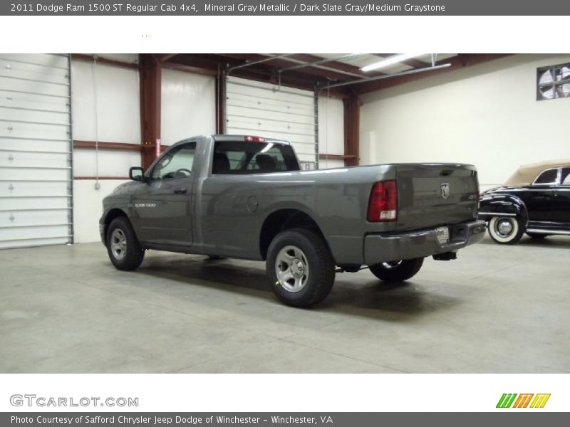 Mineral Gray Metallic / Dark Slate Gray/Medium Graystone 2011 Dodge Ram 1500 ST Regular Cab 4x4