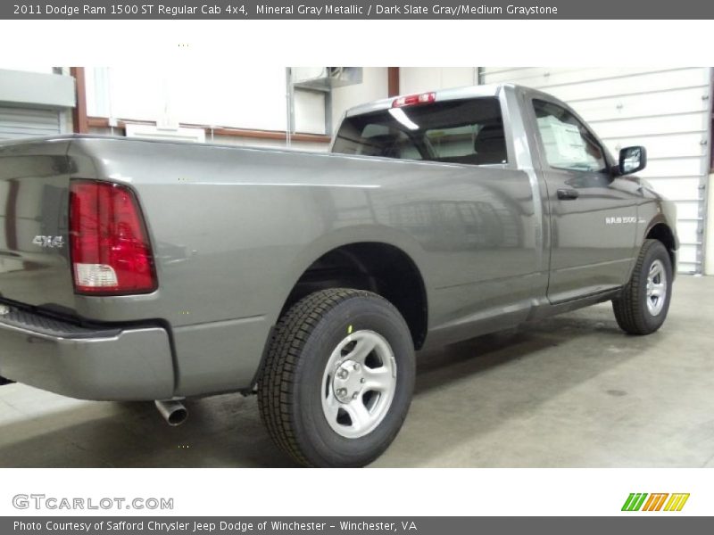 Mineral Gray Metallic / Dark Slate Gray/Medium Graystone 2011 Dodge Ram 1500 ST Regular Cab 4x4