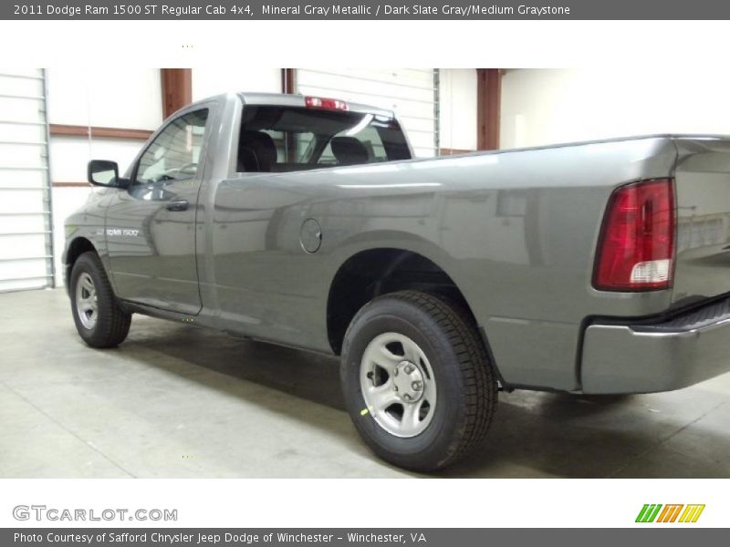 Mineral Gray Metallic / Dark Slate Gray/Medium Graystone 2011 Dodge Ram 1500 ST Regular Cab 4x4