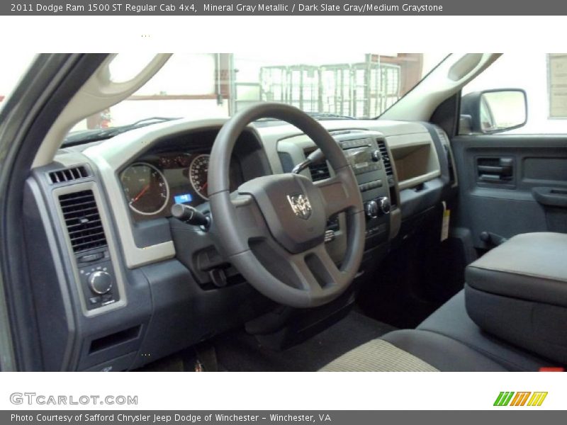 Mineral Gray Metallic / Dark Slate Gray/Medium Graystone 2011 Dodge Ram 1500 ST Regular Cab 4x4