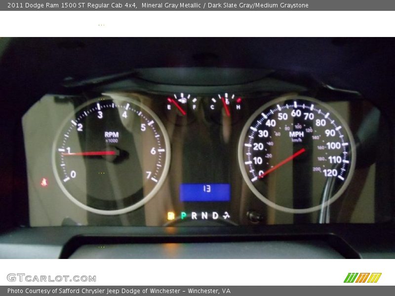 Mineral Gray Metallic / Dark Slate Gray/Medium Graystone 2011 Dodge Ram 1500 ST Regular Cab 4x4