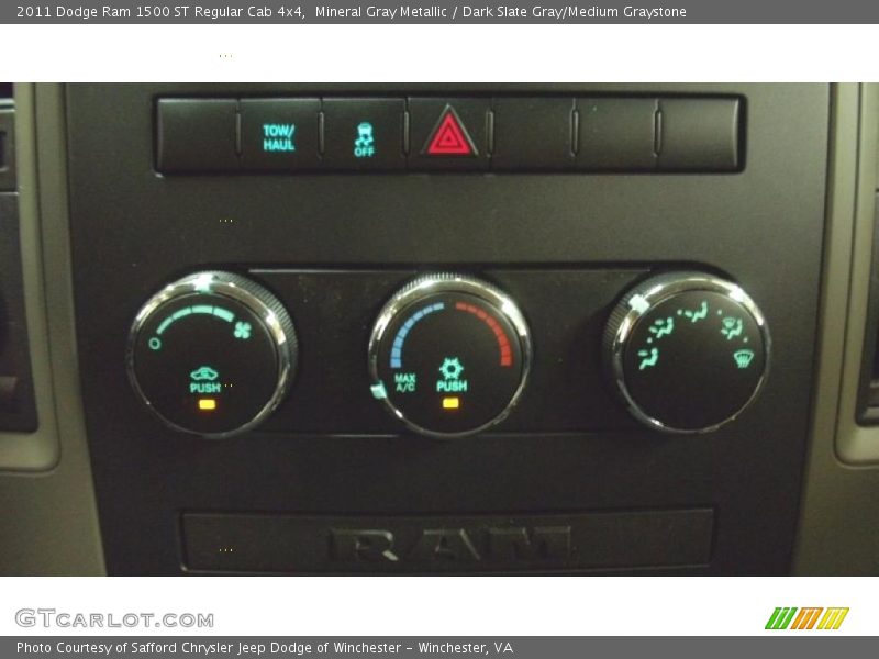 Mineral Gray Metallic / Dark Slate Gray/Medium Graystone 2011 Dodge Ram 1500 ST Regular Cab 4x4