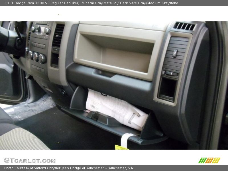 Mineral Gray Metallic / Dark Slate Gray/Medium Graystone 2011 Dodge Ram 1500 ST Regular Cab 4x4