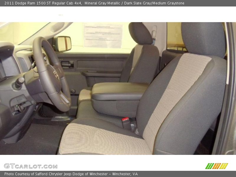 Mineral Gray Metallic / Dark Slate Gray/Medium Graystone 2011 Dodge Ram 1500 ST Regular Cab 4x4