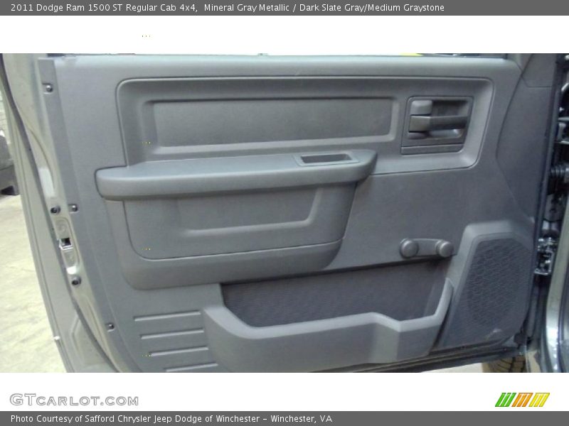 Mineral Gray Metallic / Dark Slate Gray/Medium Graystone 2011 Dodge Ram 1500 ST Regular Cab 4x4